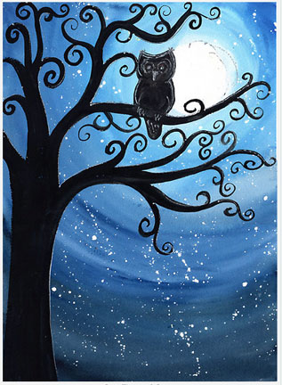 Owl at Night